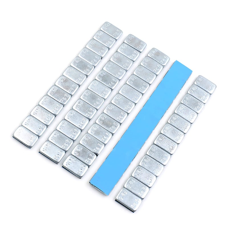 F FIERCE CYCLE 2.1oz Self Adhesive Wheel Balance Weights Strips for Motorcycle 140 x 19mm 5pcs - Image 5
